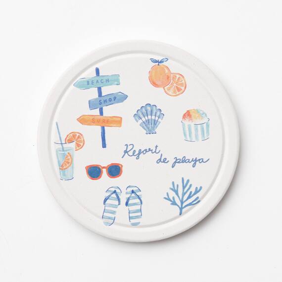 吸水セラミックコースター(CSU 2P QA26) 3枚目画像