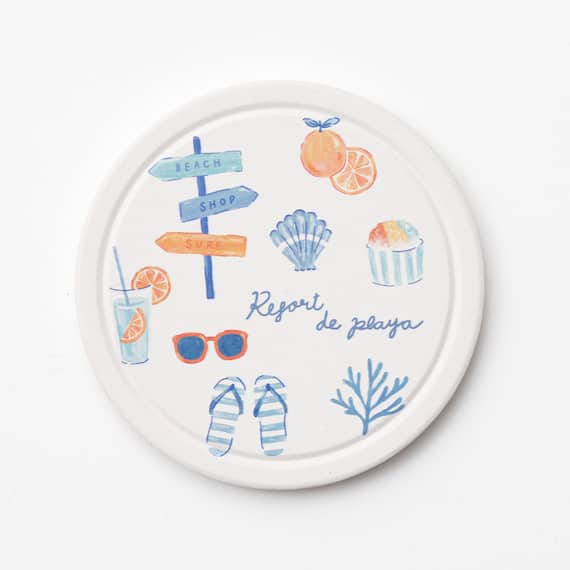 吸水セラミックコースター(CSU 2P QA26) 3枚目画像