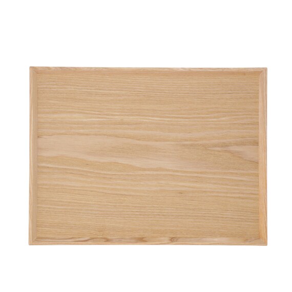 枠付きすべりにくい木製トレー 4枚セット (4030) 9枚目画像