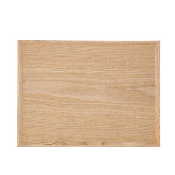 枠付きすべりにくい木製トレー 4枚セット (4030) 9枚目画像