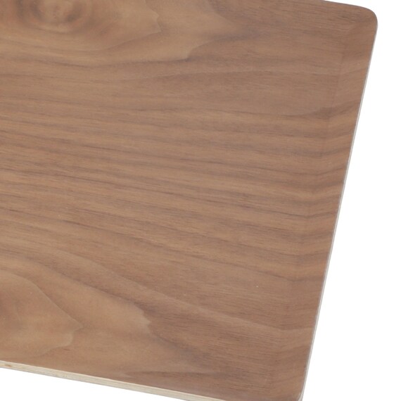 すべりにくい木製トレー 4枚セット (3628 ミドルブラウン) 10枚目画像