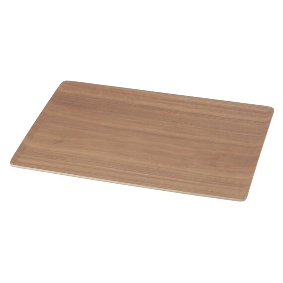 すべりにくい木製トレー (4634 ミドルブラウン) 1枚目画像