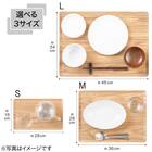 すべりにくい木製トレー (4634 ミドルブラウン) 4枚目画像