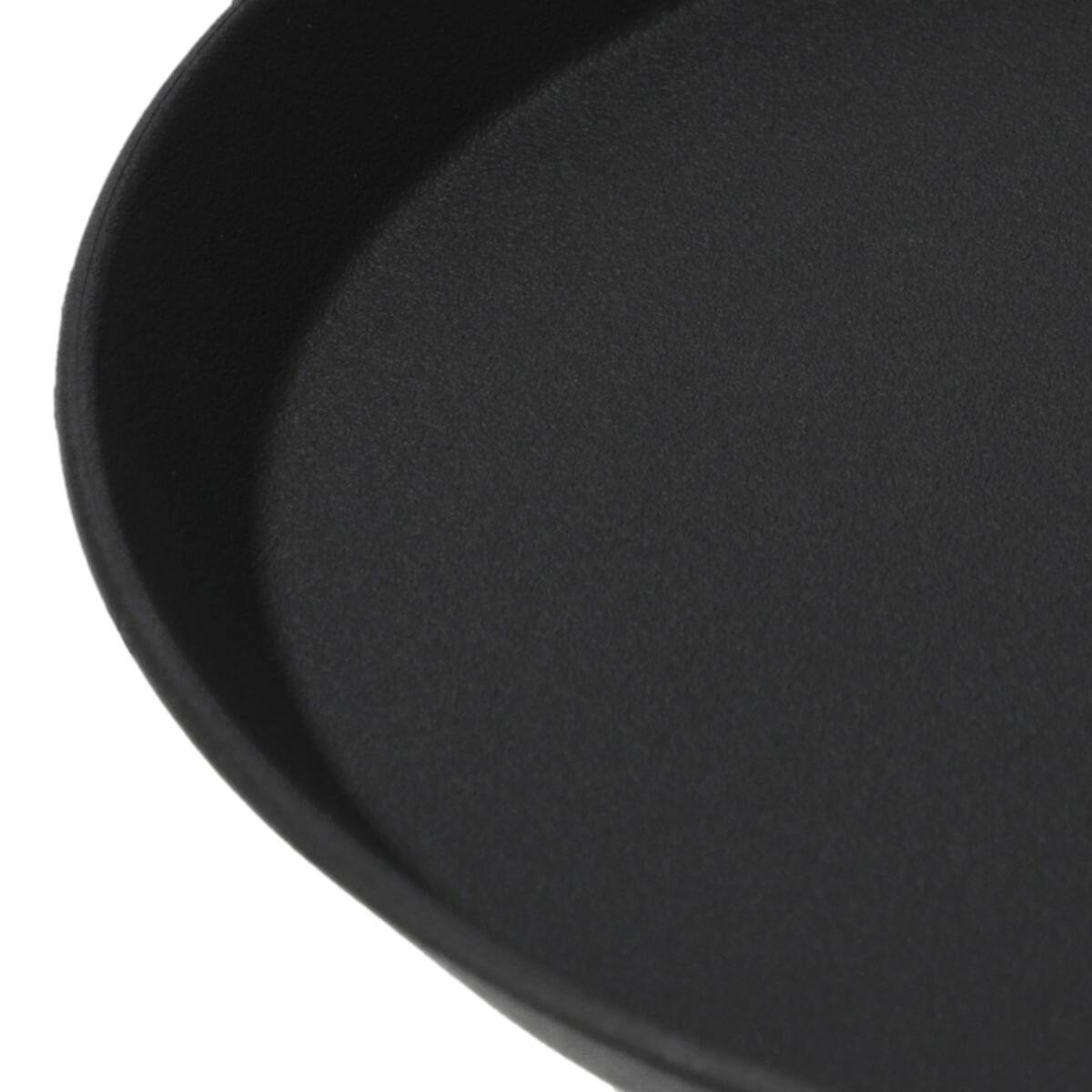 レンジでも器が熱くなりにくい樹脂食器 プレート 18cm (SG01 ブラック