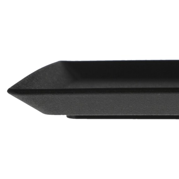 レンジでも器が熱くなりにくい樹脂食器 長角皿 23×12cm (SG01 ブラック) 8枚目画像