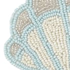 ビーズコースター(シェルガタ ブルー NG04) 4枚目画像