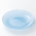 ミルクガラス風プレート(14cm ブルー NR04) 1枚目画像