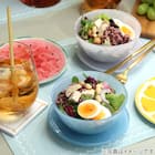 ミルクガラス風ボウル(13cm ブルー NR04) 3枚目画像