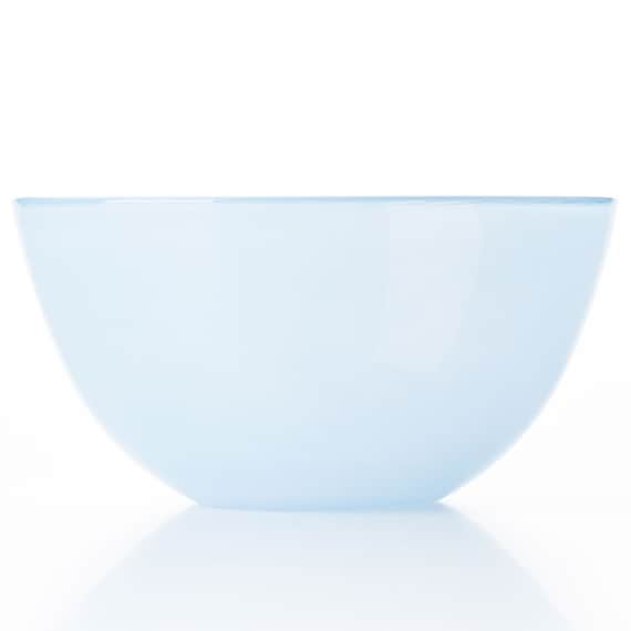 ミルクガラス風ボウル(13cm ブルー NR04) 5枚目画像