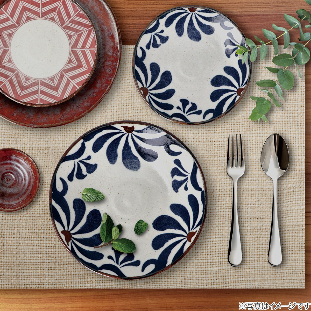 超軽量食器 カル：エクレ 大皿 やちむん | ニトリネット【公式】 家具