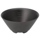 マジかる撥水 水切り切立飯碗(ブラック) 1枚目画像