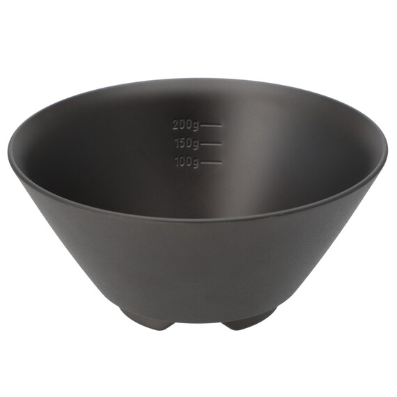 マジかる撥水 水切り切立飯碗(ブラック) 1枚目画像