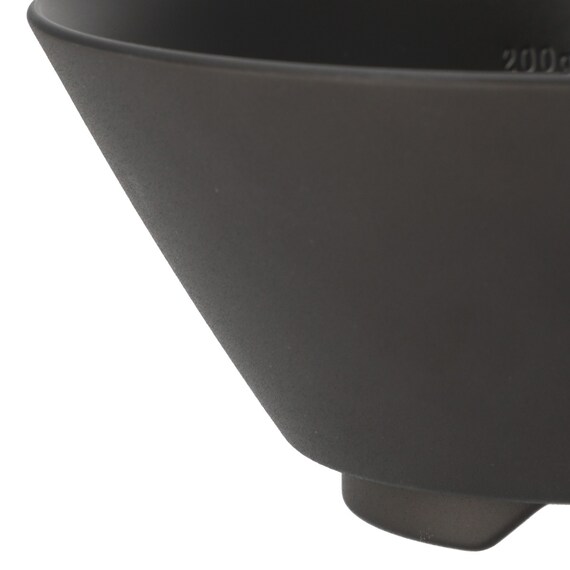 マジかる撥水 水切り切立飯碗(ブラック) 4枚目画像