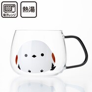 耐熱ガラスマグ(シマエナガ DN04)