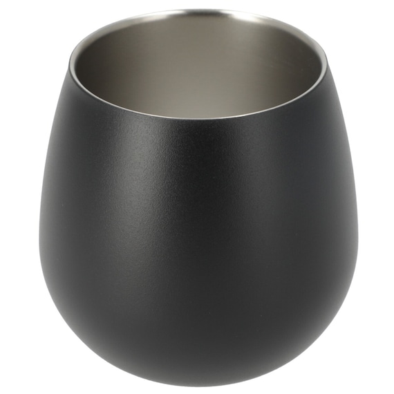 まあるいステンレスタンブラー(250ml ブラック) 1枚目画像