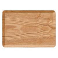 すべりにくい木製トレー(S ライトブラウン OB002)