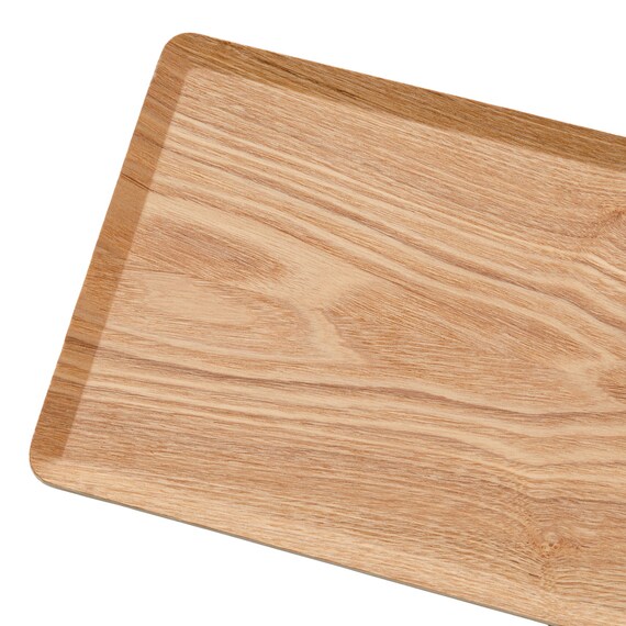 すべりにくい木製トレー(S ライトブラウン OB002) 3枚目画像