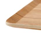 すべりにくい木製トレー(S ライトブラウン OB002) 6枚目画像