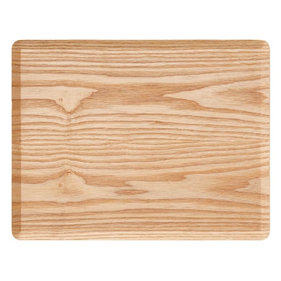 すべりにくい木製トレー(M ライトブラウン OB002) 1枚目画像
