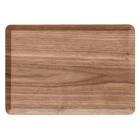 すべりにくい木製トレー(S ダークブラウン OB003) 1枚目画像