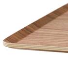 すべりにくい木製トレー(S ダークブラウン OB003) 4枚目画像