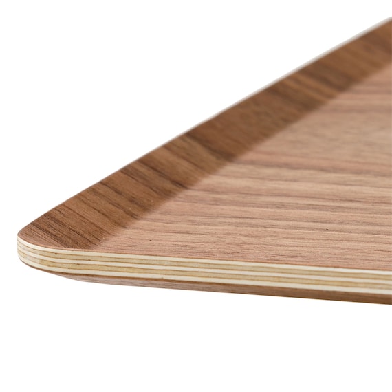 すべりにくい木製トレー(S ダークブラウン OB003) 4枚目画像