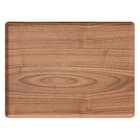 すべりにくい木製トレー(L ダークブラウン OB003) 1枚目画像