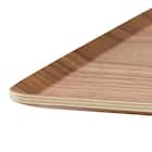 すべりにくい木製トレー(L ダークブラウン OB003) 3枚目画像