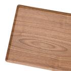 すべりにくい木製トレー(L ダークブラウン OB003) 4枚目画像