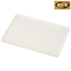 すべりにくい木製トレー(S ホワイトウォッシュ OB004) 1枚目画像