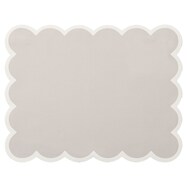 PVCランチョンマット(スカラップ モカ TF510)