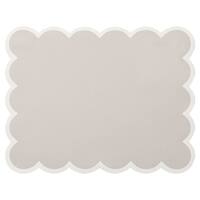 PVCランチョンマット(スカラップ モカ TF510)