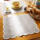 PVCランチョンマット(スカラップ モカ TF510) 3枚目画像