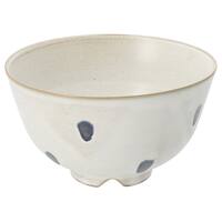 超軽量ドット飯碗(12cm ネイビー MT08)