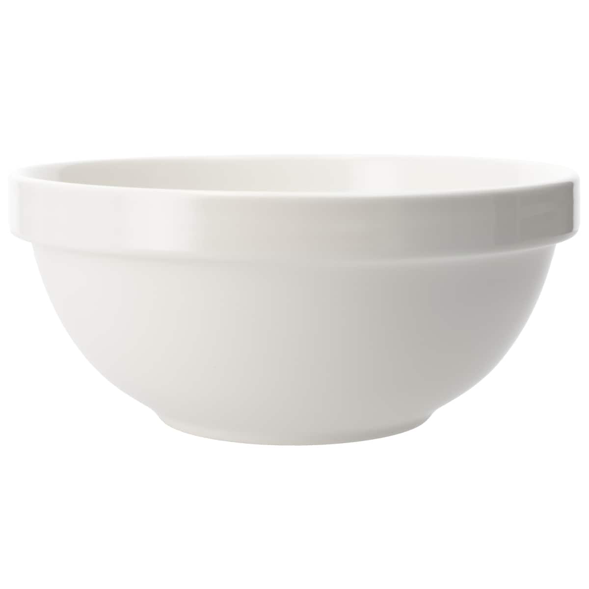 綺麗にスタッキングできるボウル 15cm(DAY Value ホワイト 25WG