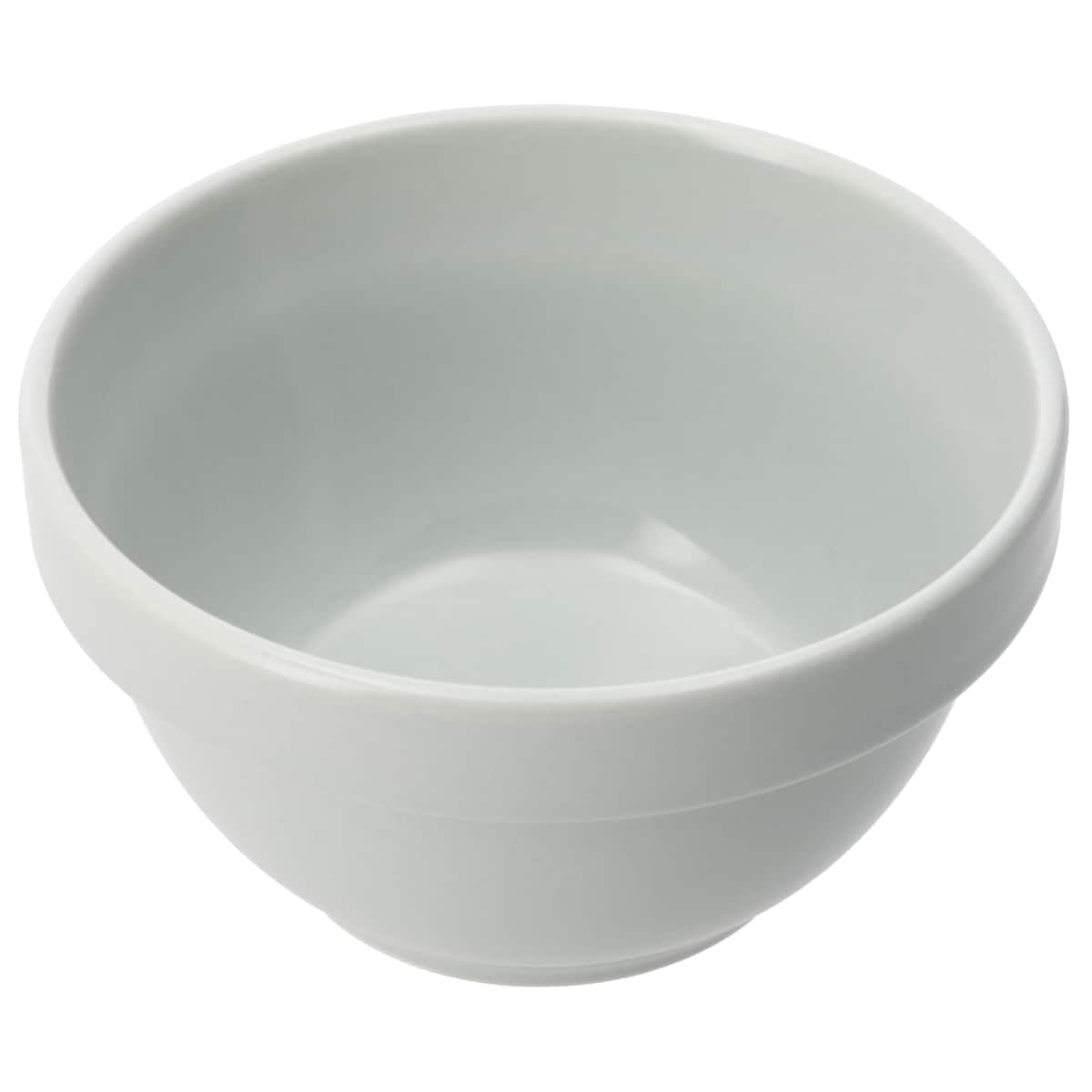 綺麗にスタッキングできるボウル 9cm(DAY Value ライトグレー 25WG