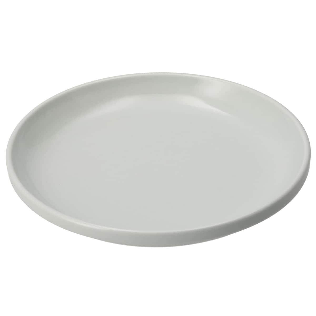 綺麗にスタッキングできるお皿 15cm(DAY Value ライトグレー 25WG