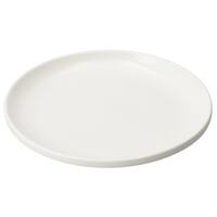 綺麗にスタッキングできるお皿 18cm(DAY Value ホワイト 25WG)