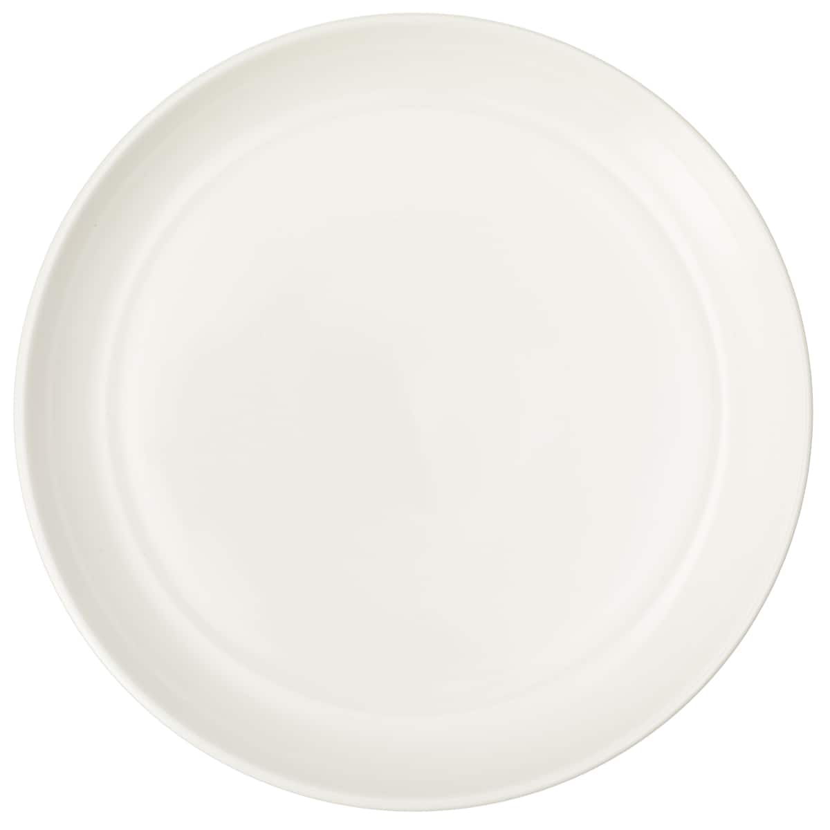 綺麗にスタッキングできるお皿 21cm(DAY Value ホワイト 25WG