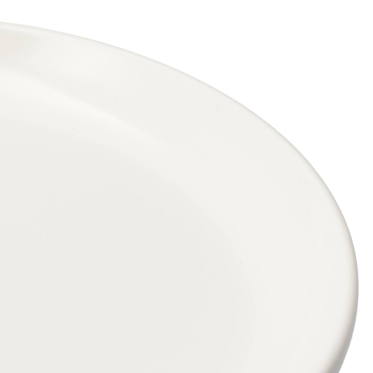 綺麗にスタッキングできるお皿 21cm(DAY Value ホワイト 25WG
