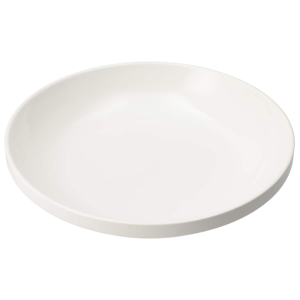 綺麗にスタッキングできる深皿 23cm(DAY Value ホワイト 25WG