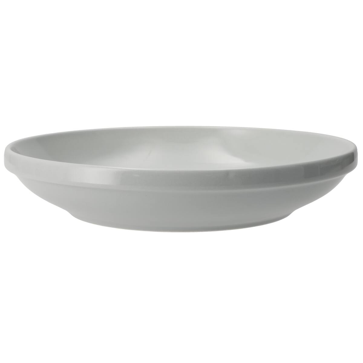 綺麗にスタッキングできる深皿 23cm(DAY Value ライトグレー 25WG