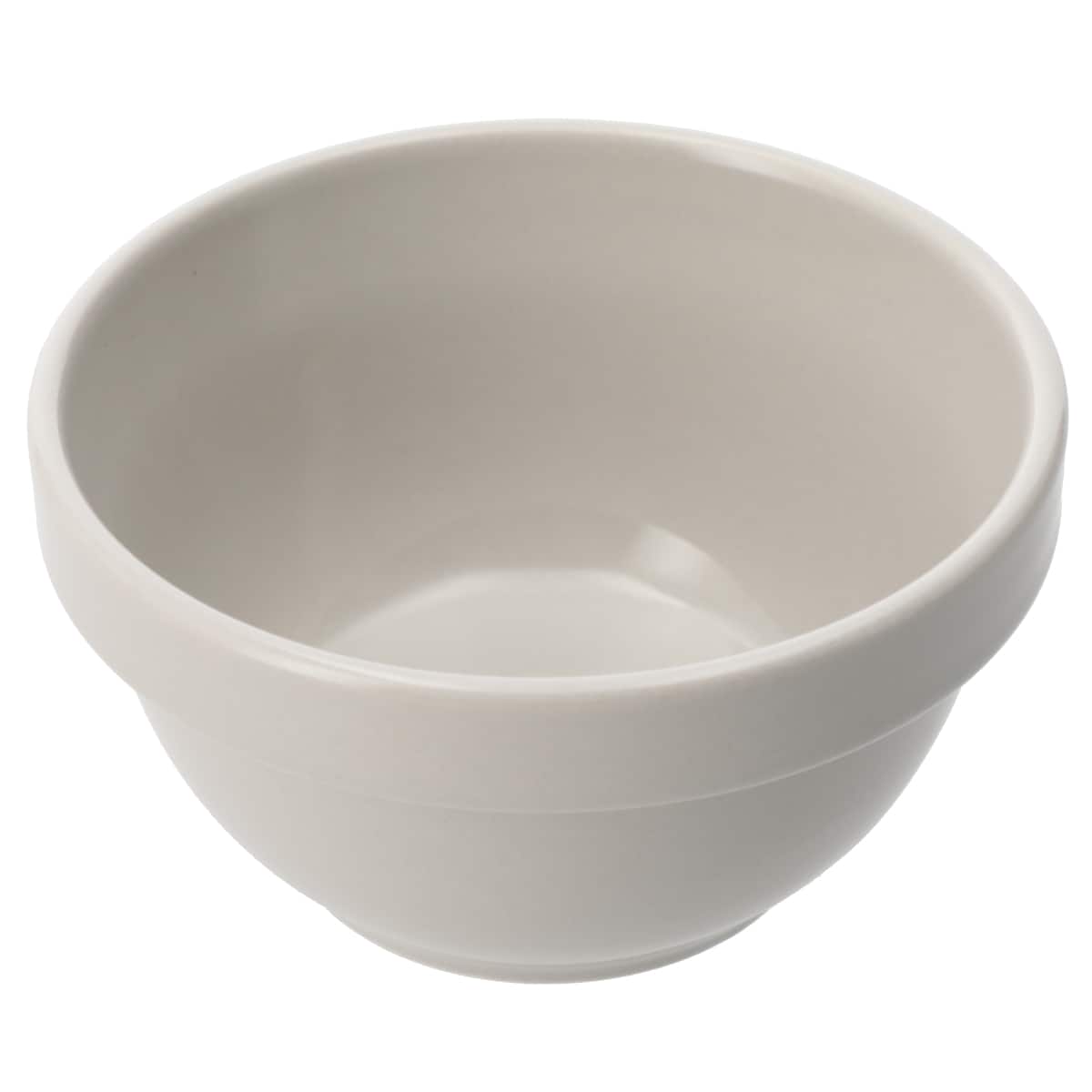 綺麗にスタッキングできるボウル 9cm(DAY Value ライトグレー 25WG