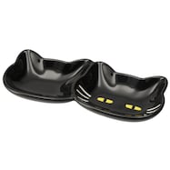 デコネコ 2連プレート(ブラック DS509)