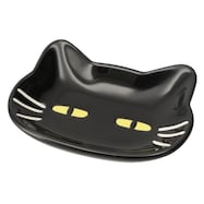 デコネコ ミニプレート(ブラック DS509)