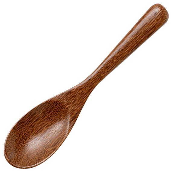食洗機対応 木製ティースプーン(FT01 ミドルブラウン) 1枚目画像