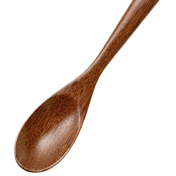 食洗機対応 木製ティースプーン(FT01 ミドルブラウン) 4枚目画像