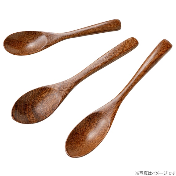 食洗機対応 木製ティースプーン(FT01 ミドルブラウン) 7枚目画像