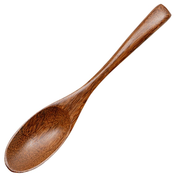 食洗機対応 木製スリムスプーン(FT01 ミドルブラウン) 1枚目画像