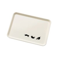 レンジOK　すべりにくいトレー(デコネコ S DK509)